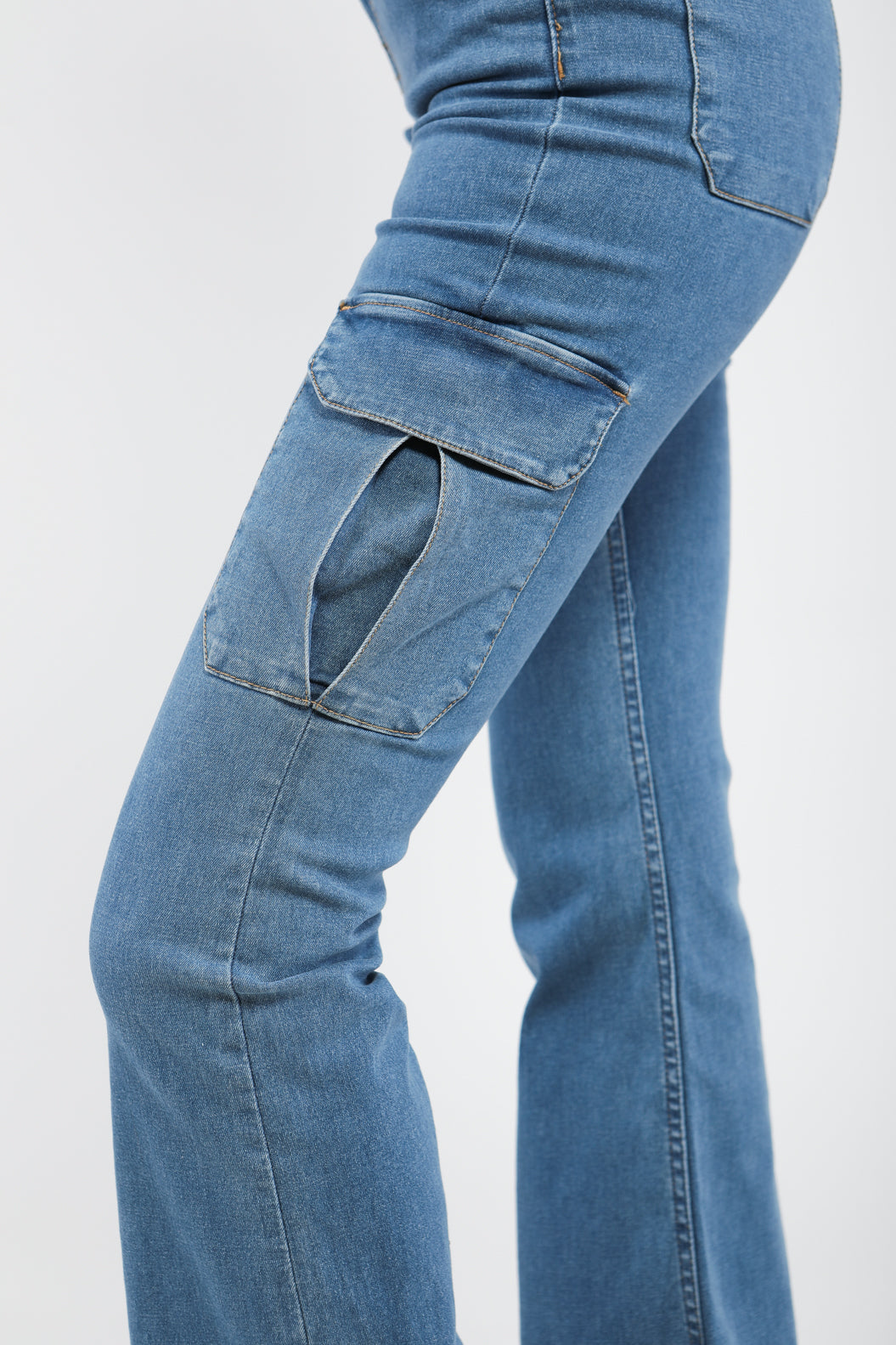 Jean flare en denim