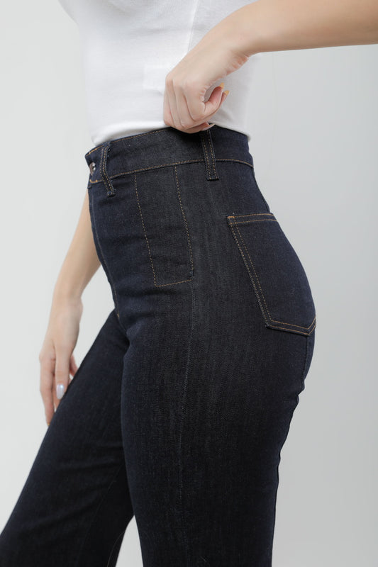 Jean Flare Taille Haute