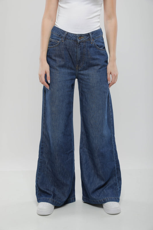 Jean Wide Leg Taille Haute