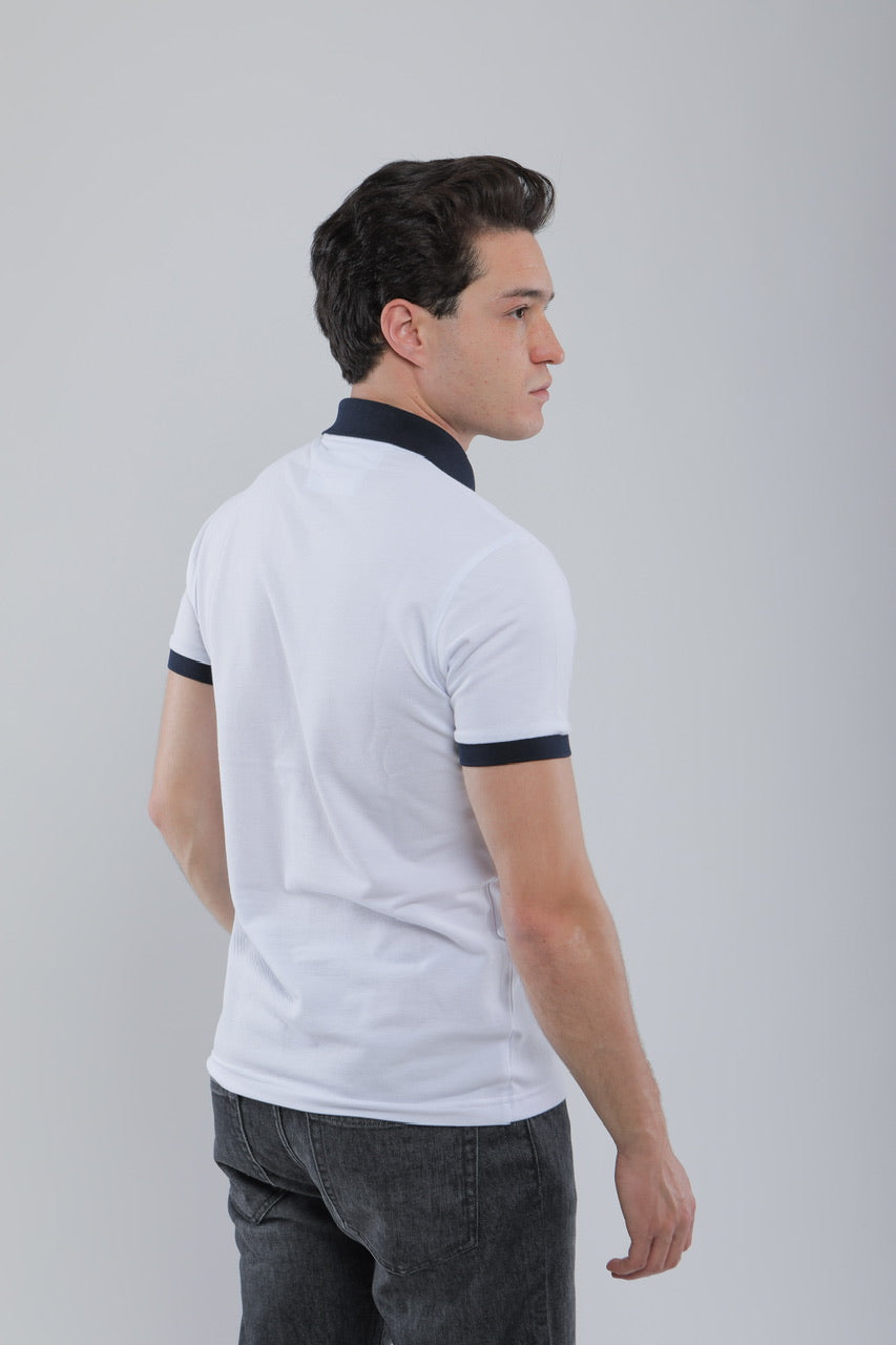 Polo Slim En Piqué