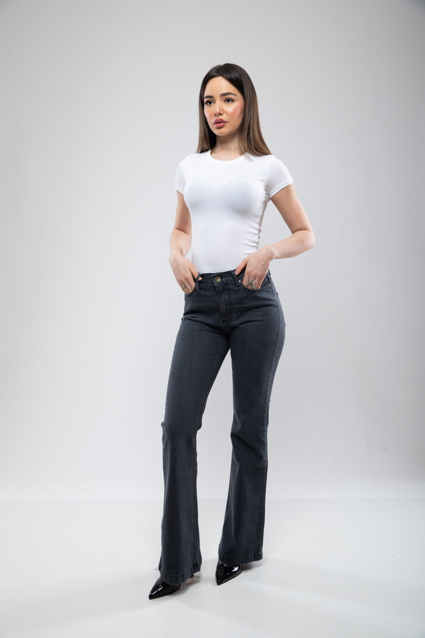 Jean Flare Taille Haute