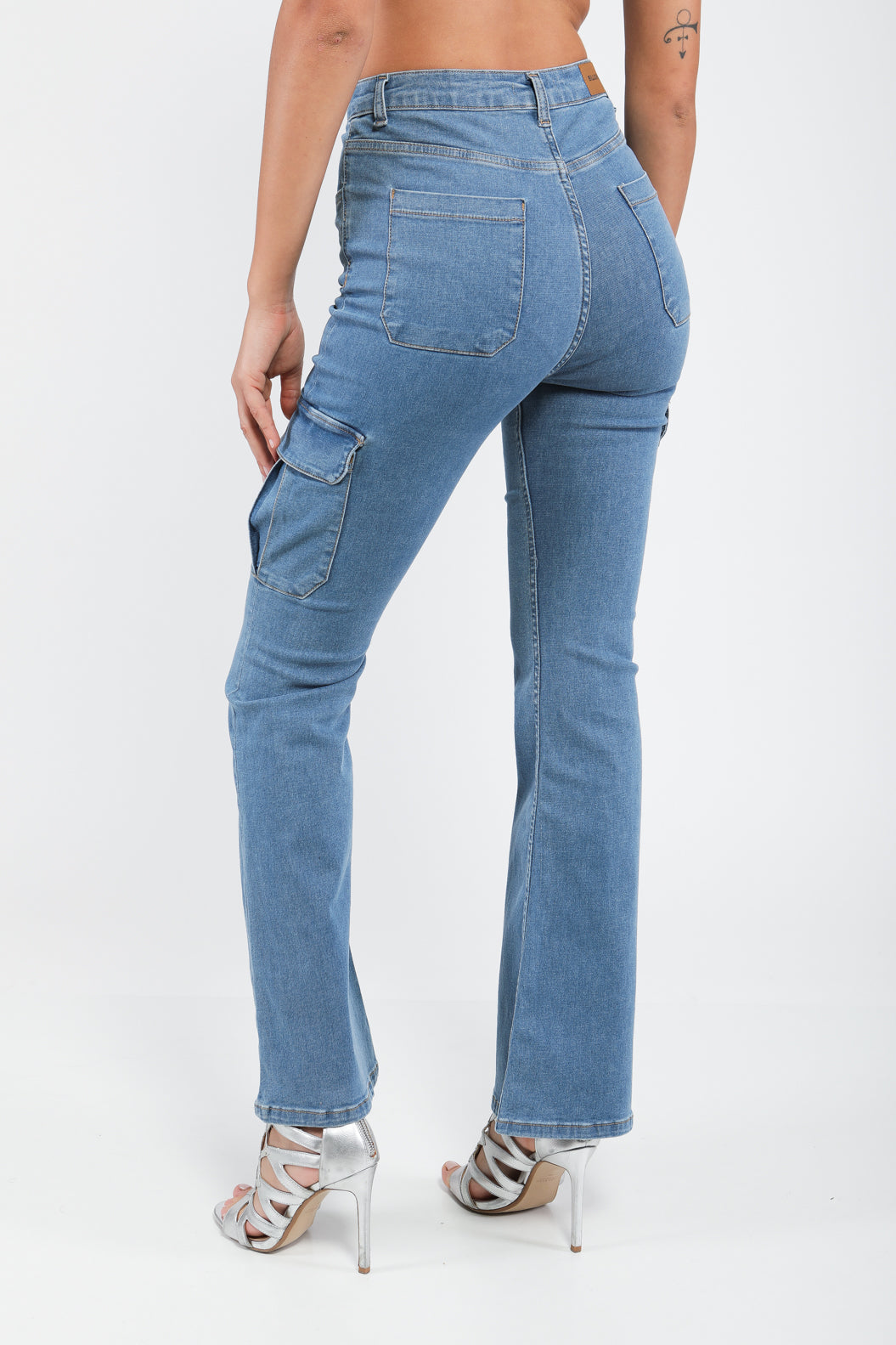 Jean flare en denim