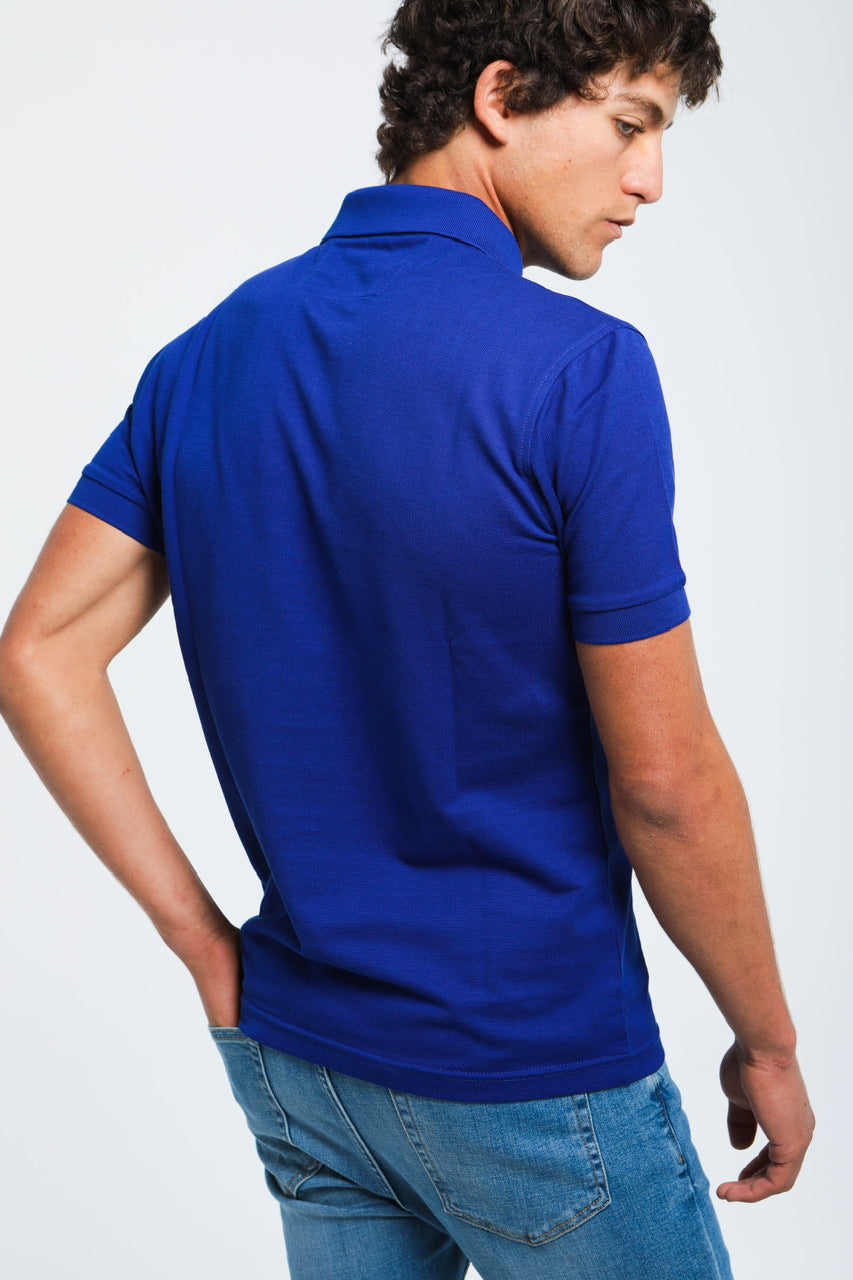 Polo Slim En Piqué