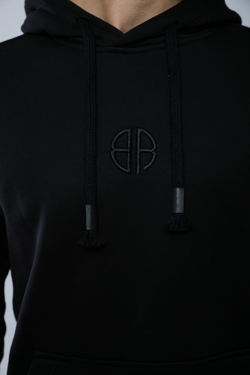 Sweat-Shirt À Capuche En Coton