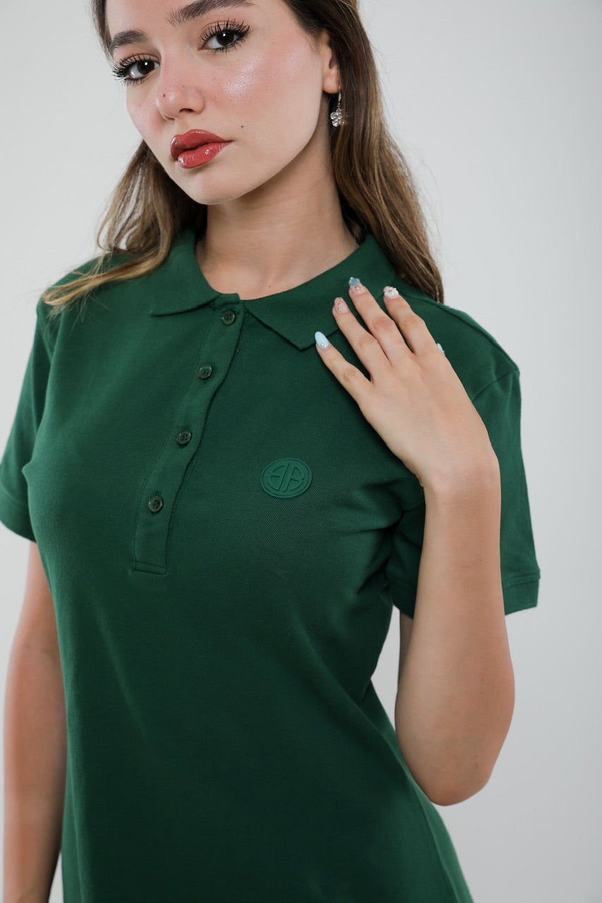 Robe Polo Femme en Piqué