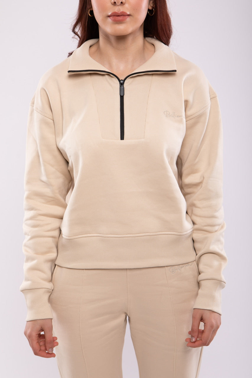 Sweat-shirt Zippé Femme