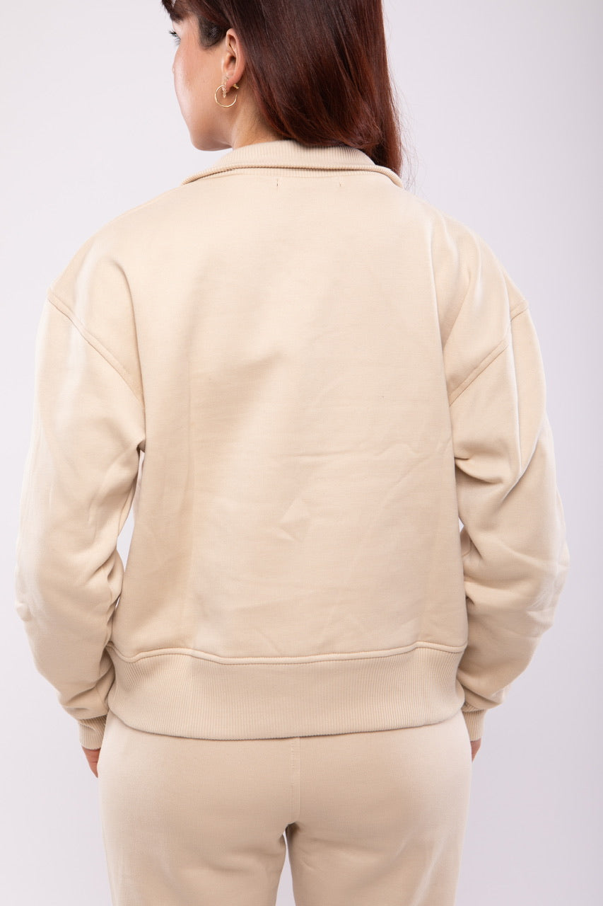 Sweat-shirt Zippé Femme