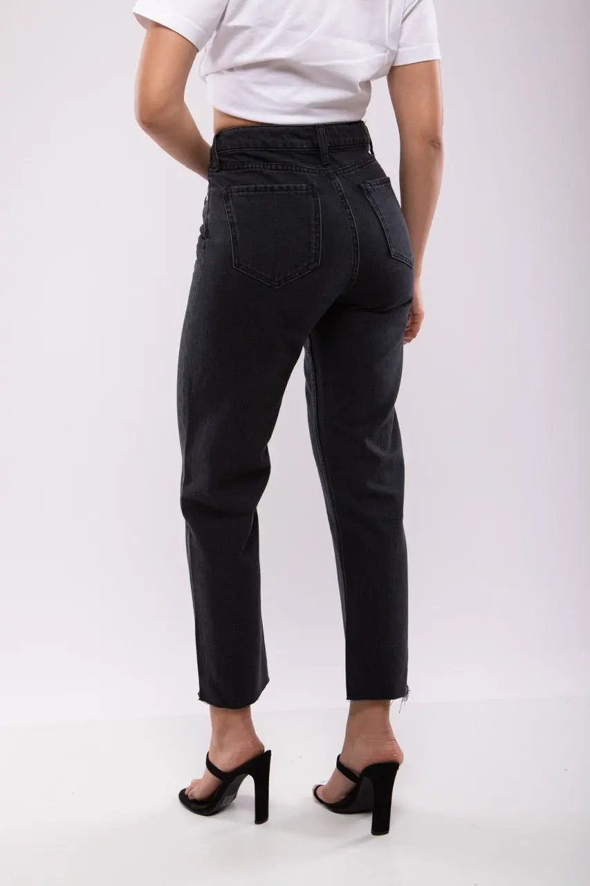 Jean Droit Taille Haute Noir – Billiorich Billiorich