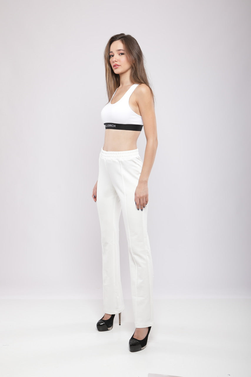 Pantalon De Jogging Évasé En Maille Technique