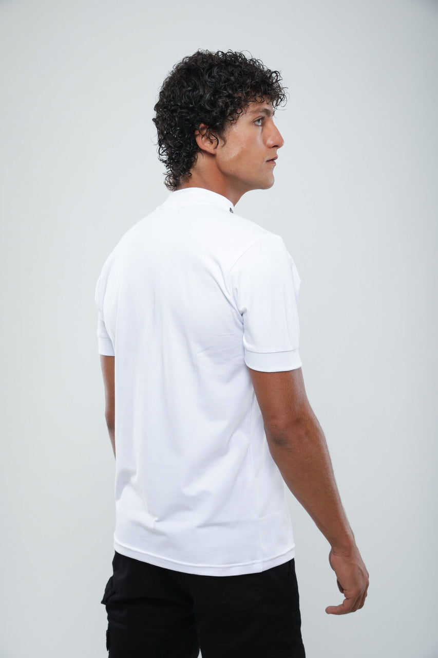 T-Shirt Col Montant Logo Col Billiorich