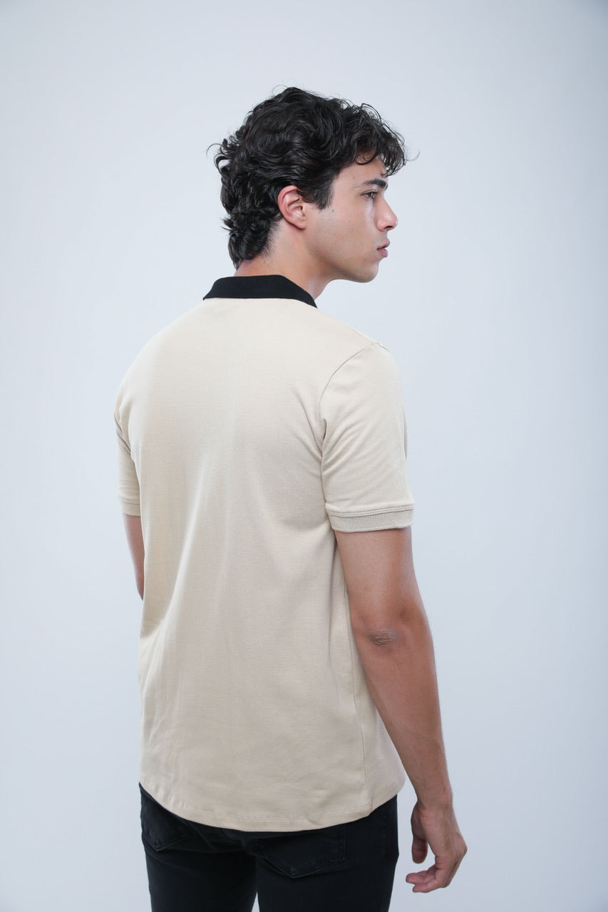 Polo Slim En Piqué