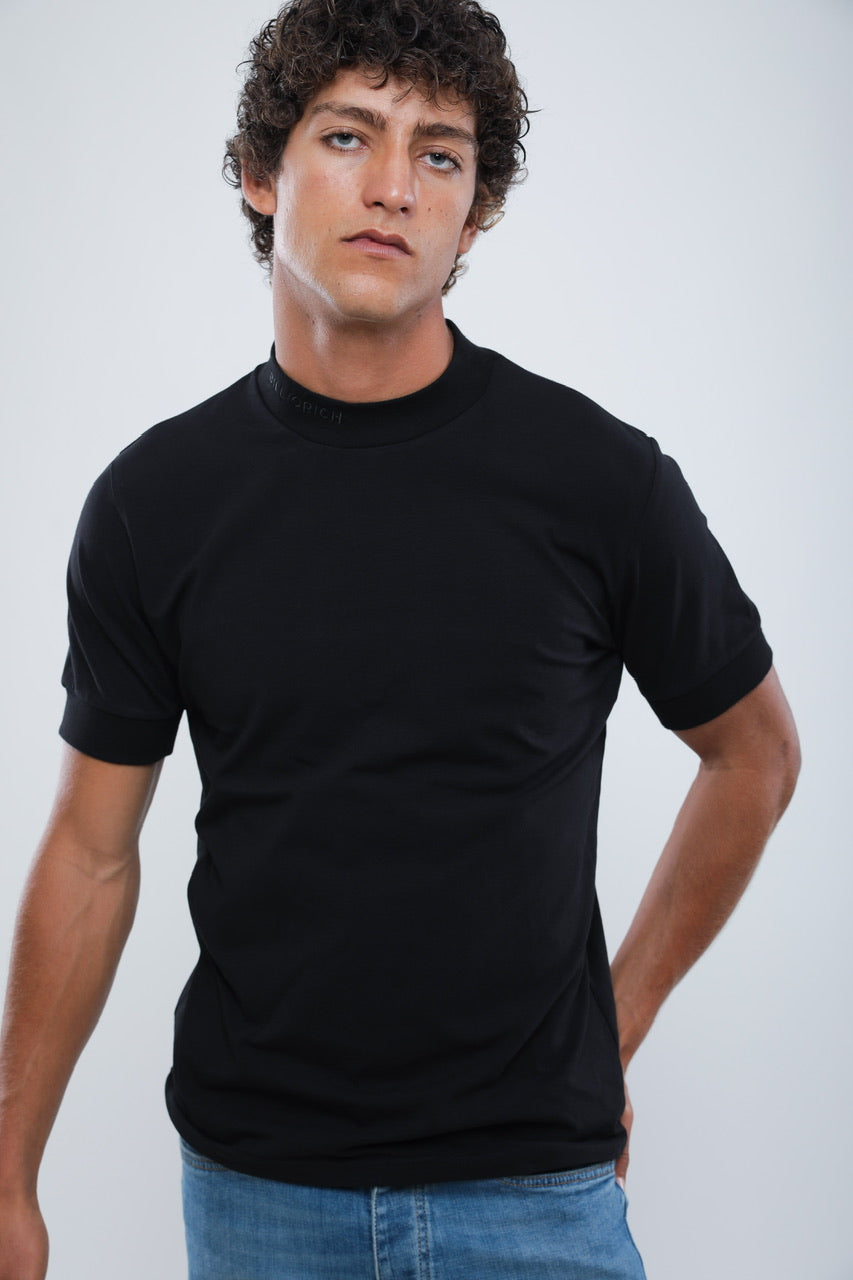 T-Shirt Col Montant Logo Col Billiorich