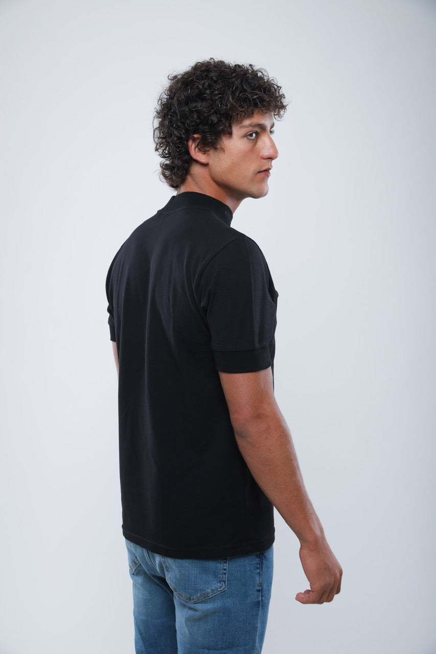 T-Shirt Col Montant Logo Col Billiorich