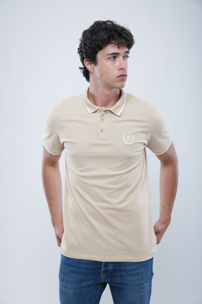 Polo Slim En Piqué