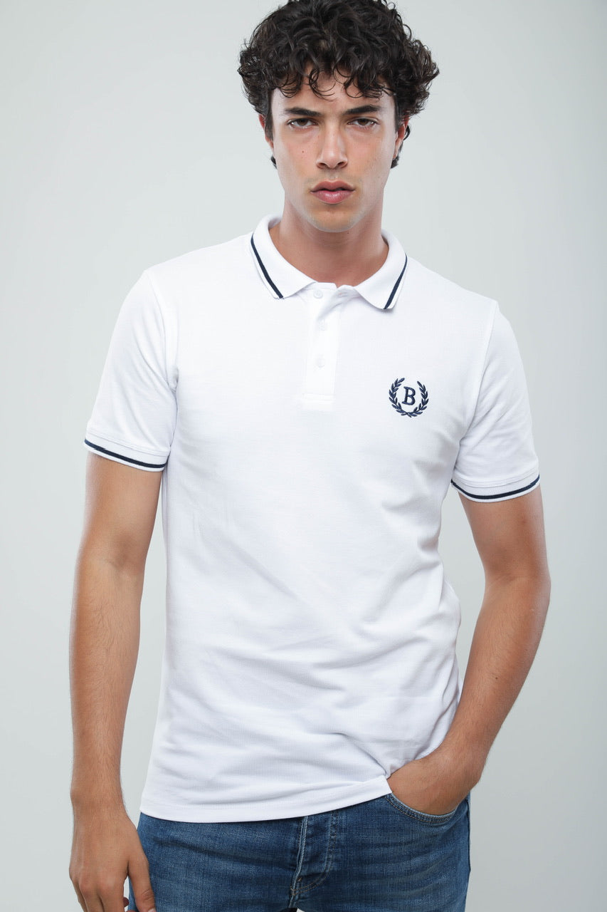 Polo Slim En Piqué