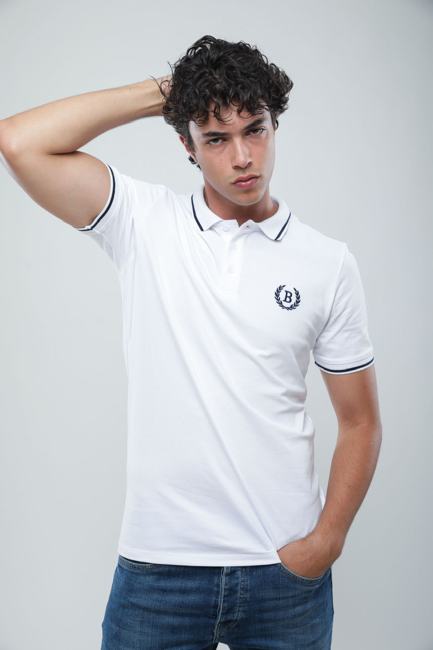 Polo Slim En Piqué