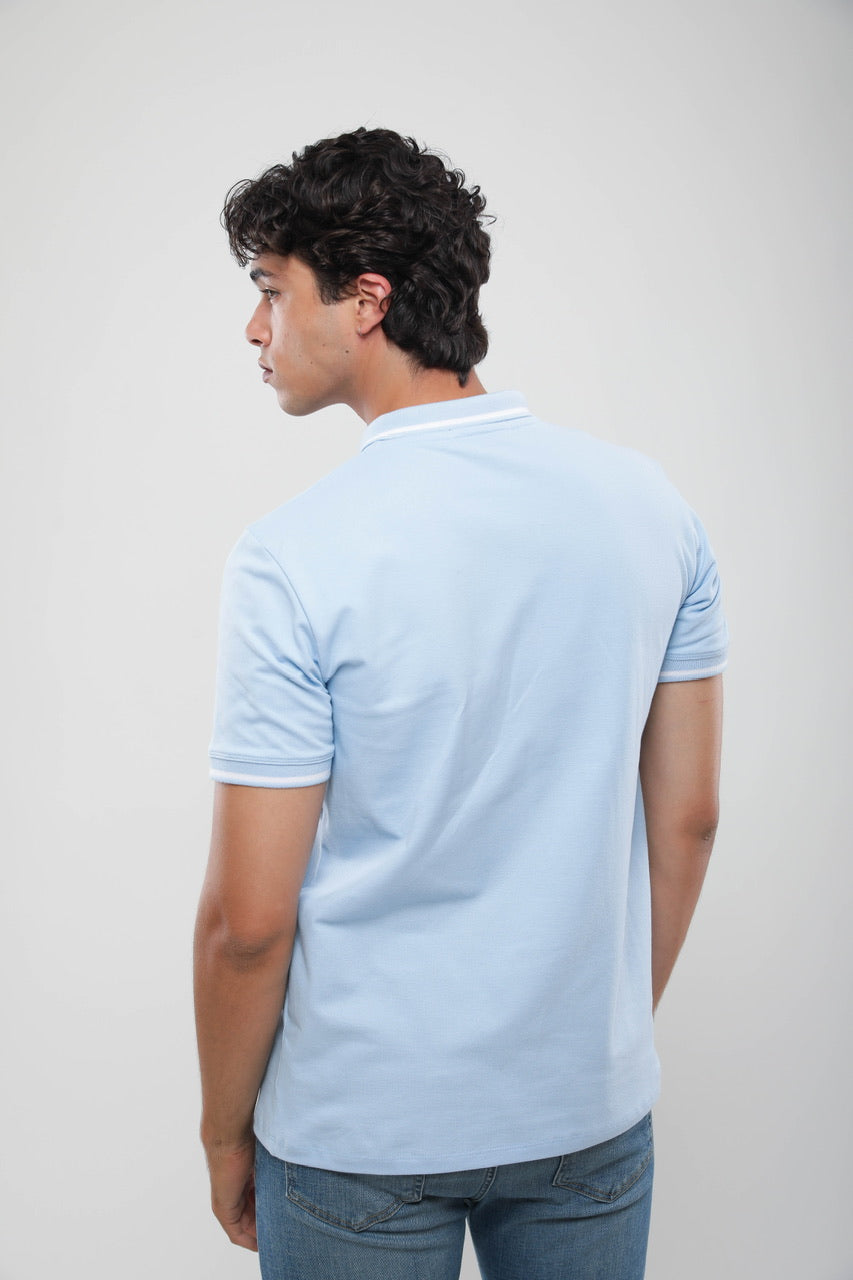 Polo Slim En Piqué