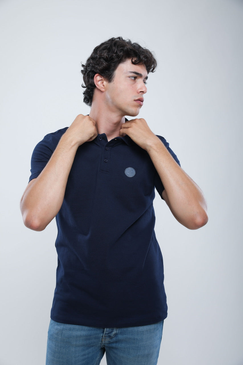 Polo Slim En Piqué