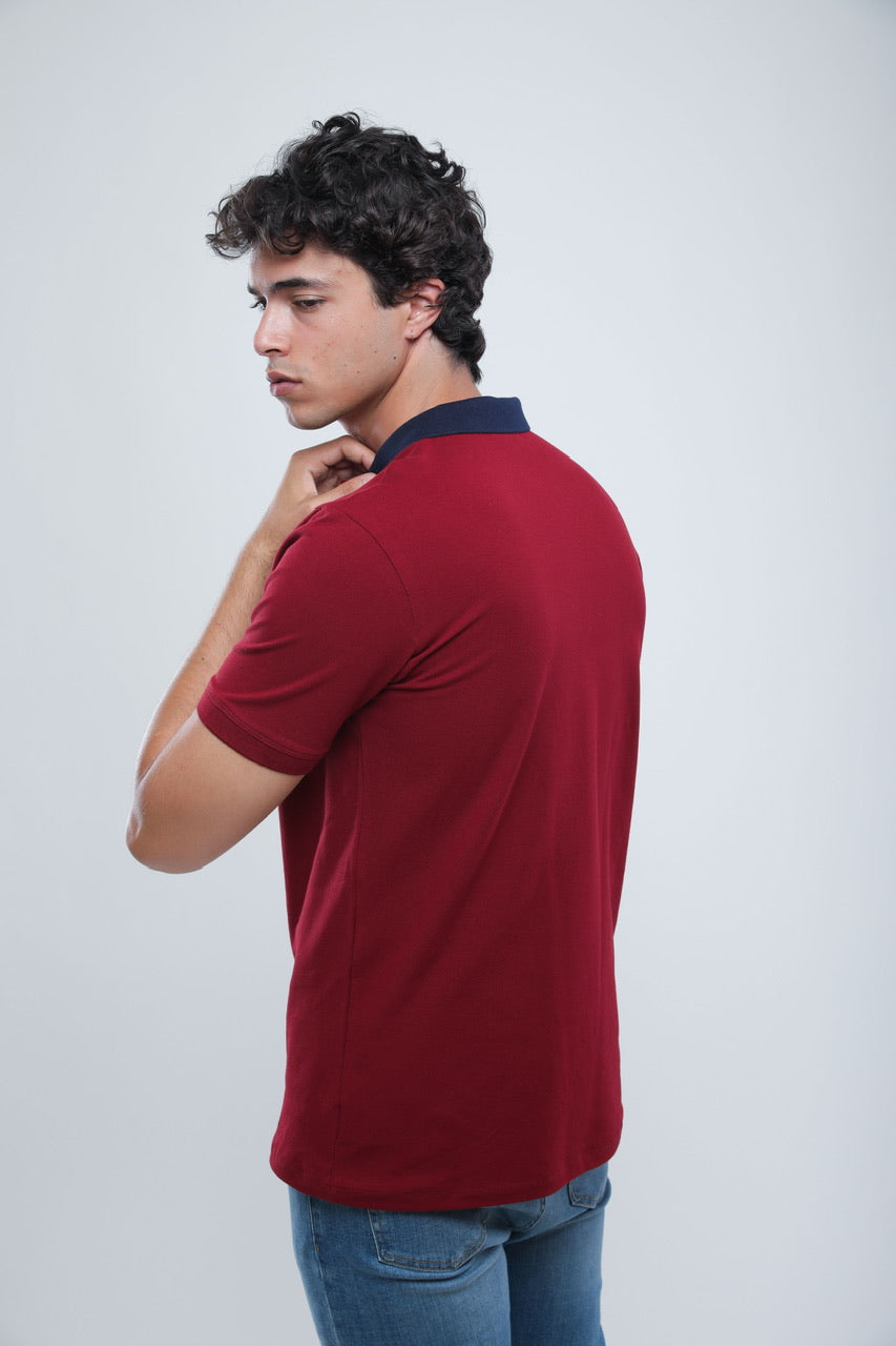 Polo Slim En Piqué