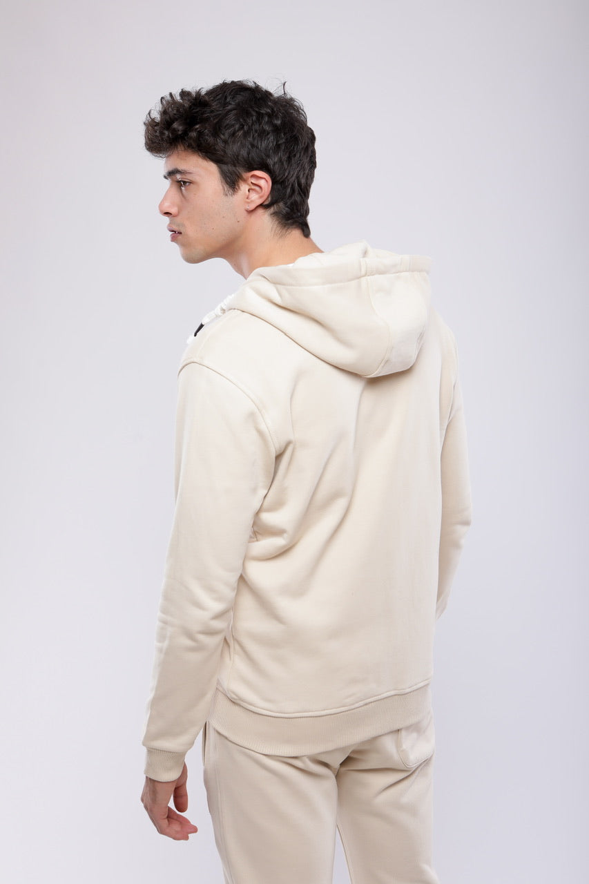Sweat-Shirt À Capuche Zippé