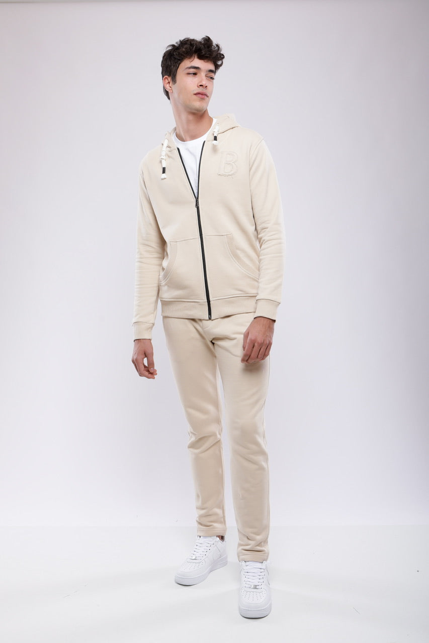 Sweat-Shirt À Capuche Zippé