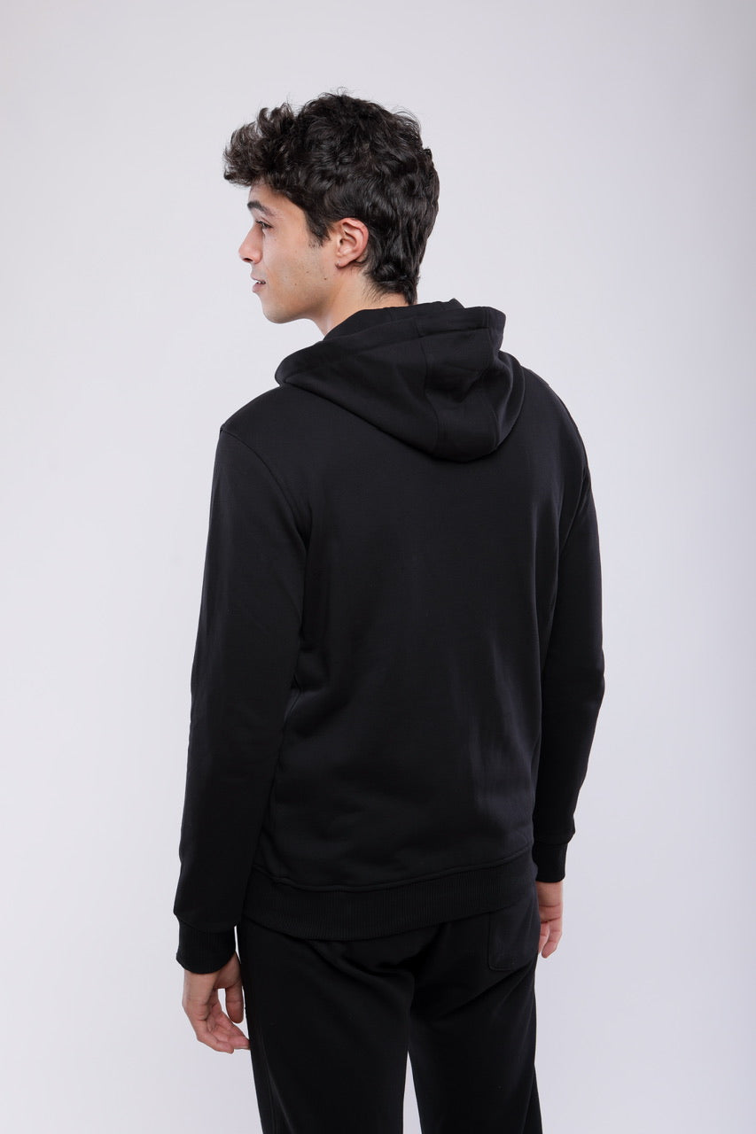 Sweat-Shirt À Capuche Zippé
