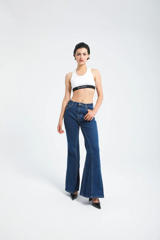 Jean Évasé Taille Haute Femme Billiorich