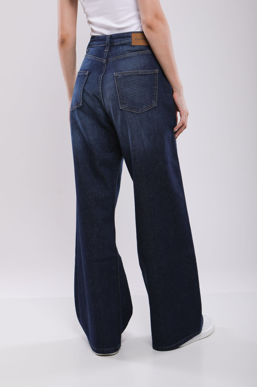 Pantalon Large Femme en Jean