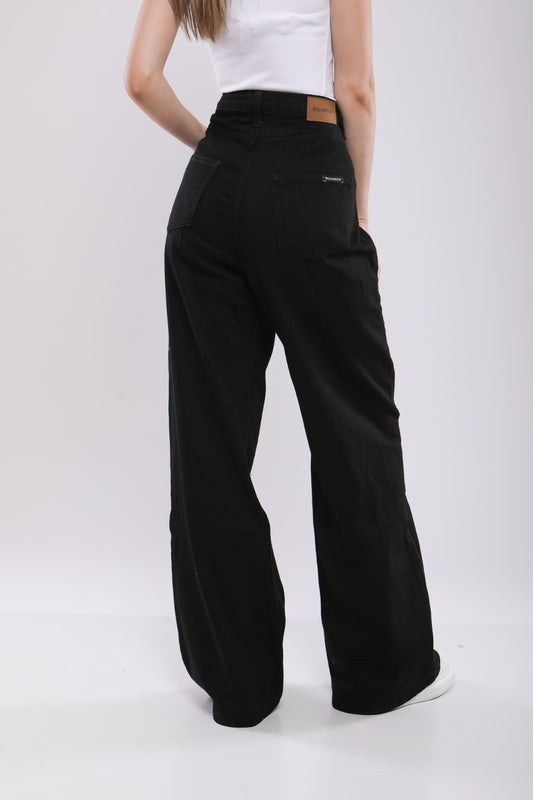Pantalon Large Femme en Jean