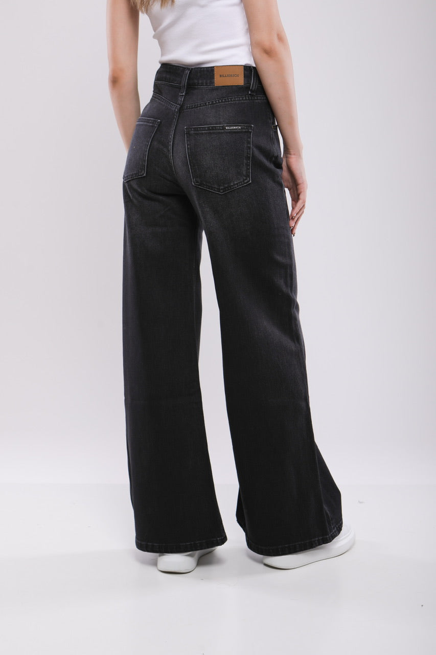 Pantalon Large Femme en Jean
