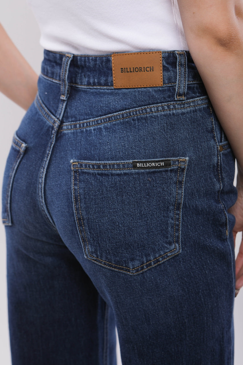 Pantalon Large Femme en Jean