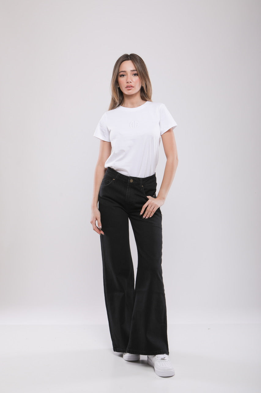 Pantalon Large Femme en Jean