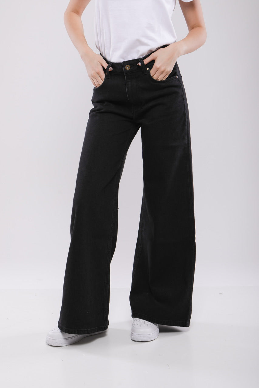 Pantalon Large Femme en Jean