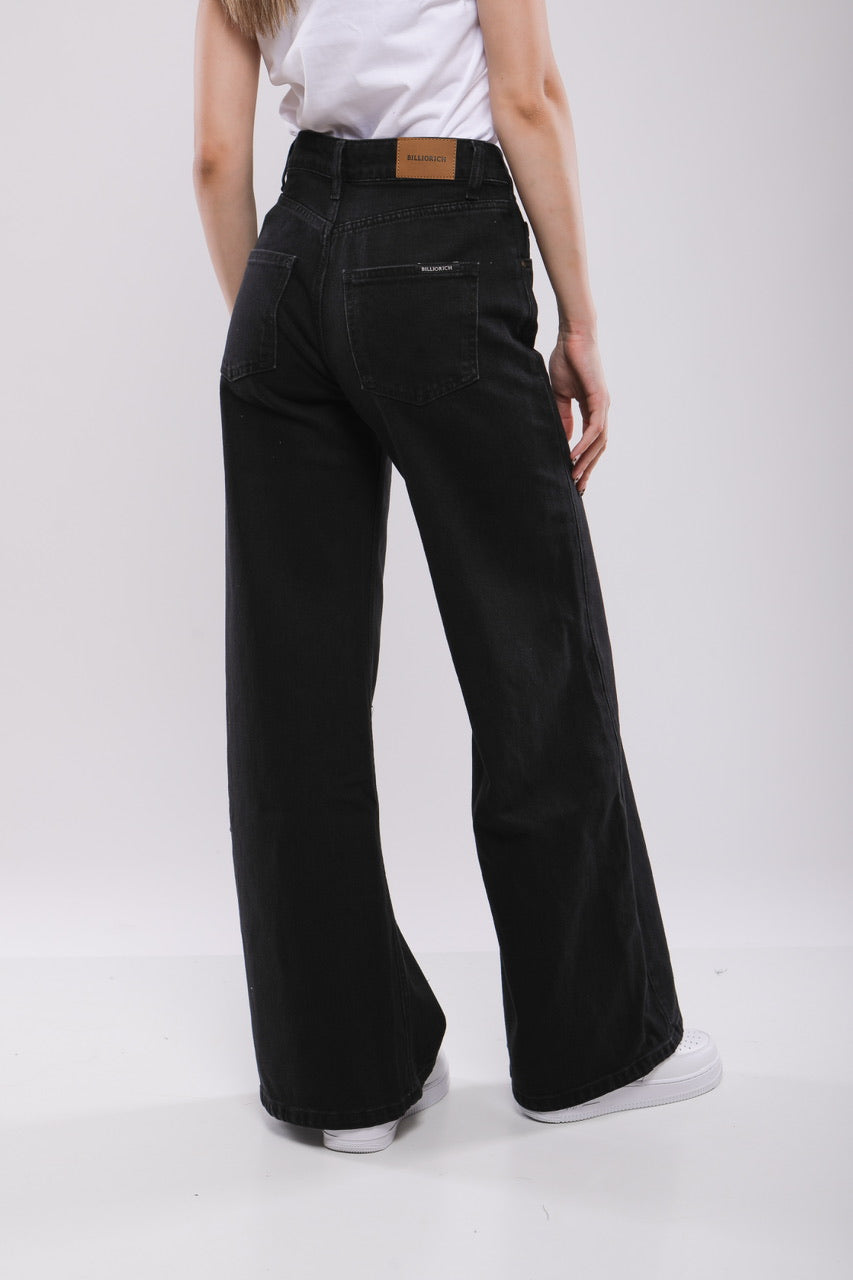 Pantalon Large Femme en Jean