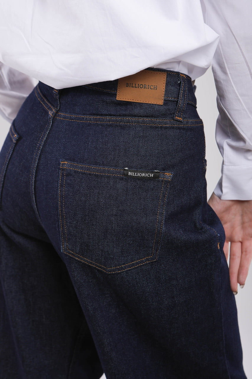 Pantalon Large Femme en Jean