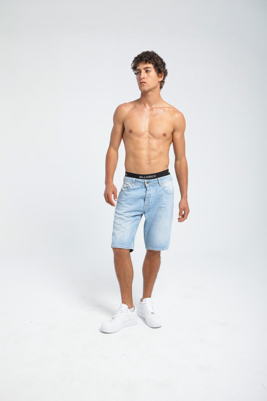 Short en Jean Homme - Coupe Droite