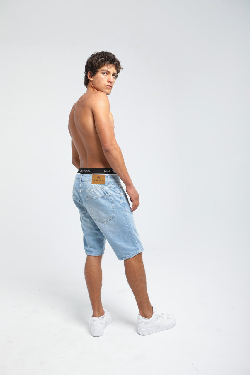 Short en Jean Homme - Coupe Droite