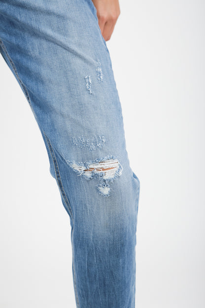 Jean boyfriend en denim
