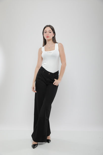 Jean Wide Leg Taille Haute