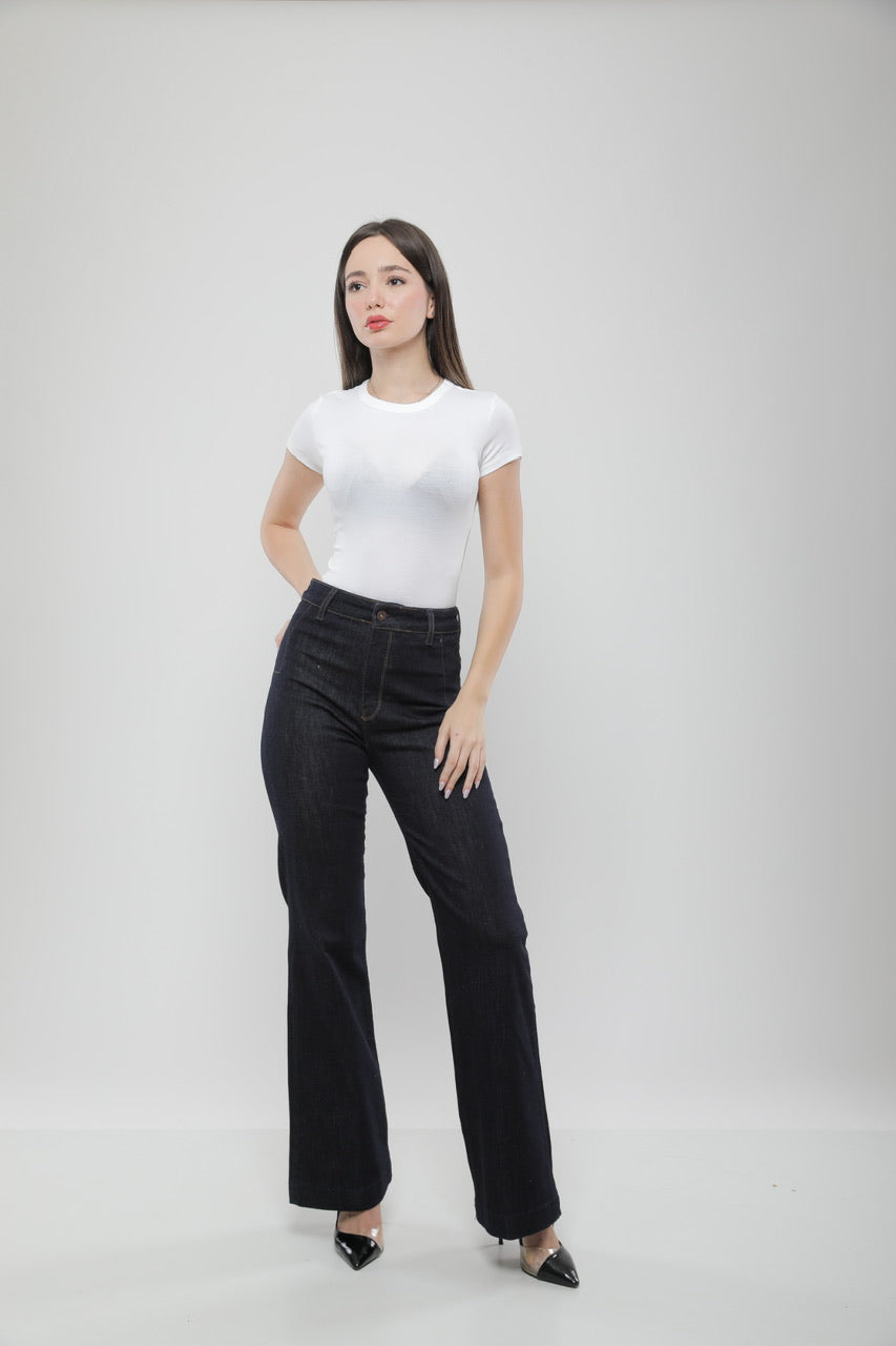 Jean Flare Taille Haute