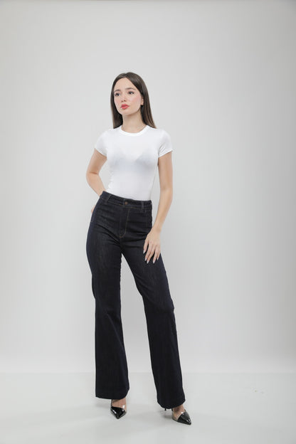 Jean Flare Taille Haute