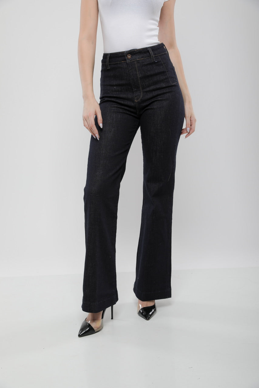 Jean Flare Taille Haute
