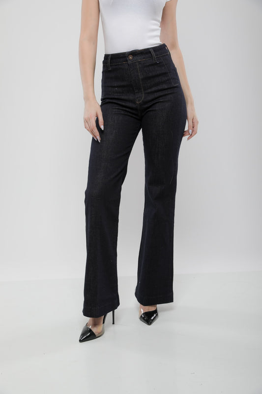 Jean Flare Taille Haute
