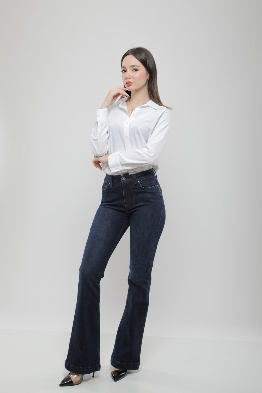 Jean Flare Taille Haute