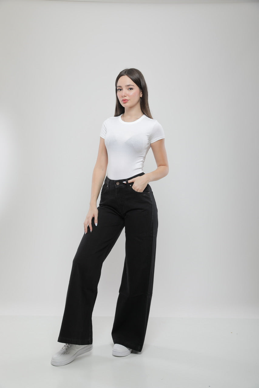 Jean Wide Leg Taille Haute