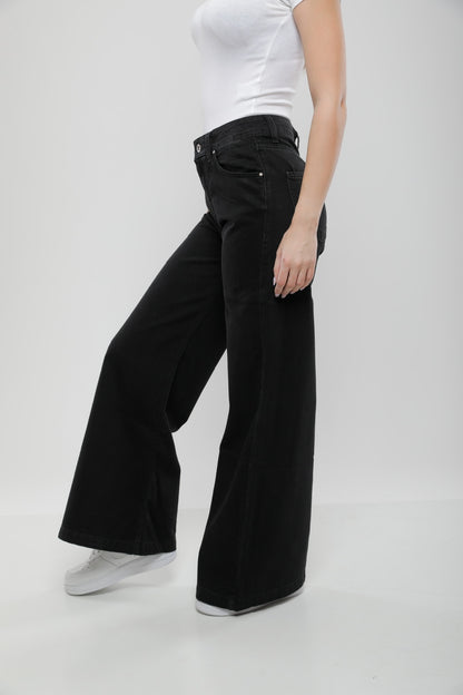 Jean Wide Leg Taille Haute