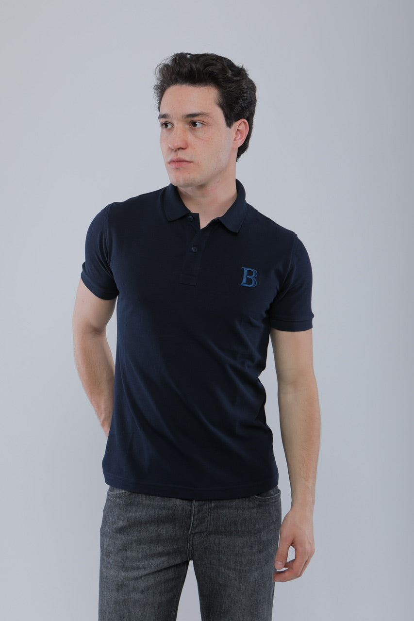 Polo Slim En Piqué