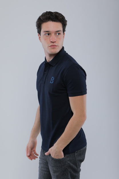 Polo Slim En Piqué