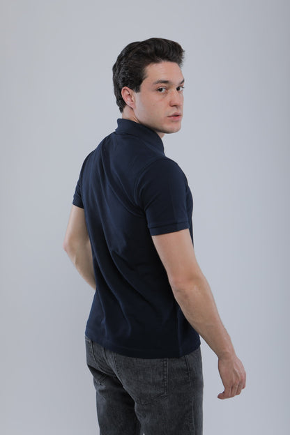 Polo Slim En Piqué