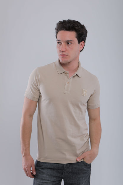 Polo Slim En Piqué